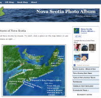 Facebook likes on Nova Scotia Photo Album Website page