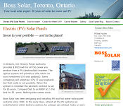 Boss Solar, Toronto Boss Solar, Toronto