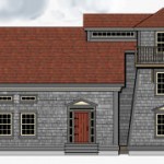 Lighthouse style house from Timberframe House Plans